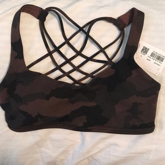 lululemon athletica Other - Lululemon Camo “free be bra *wild” sports bra